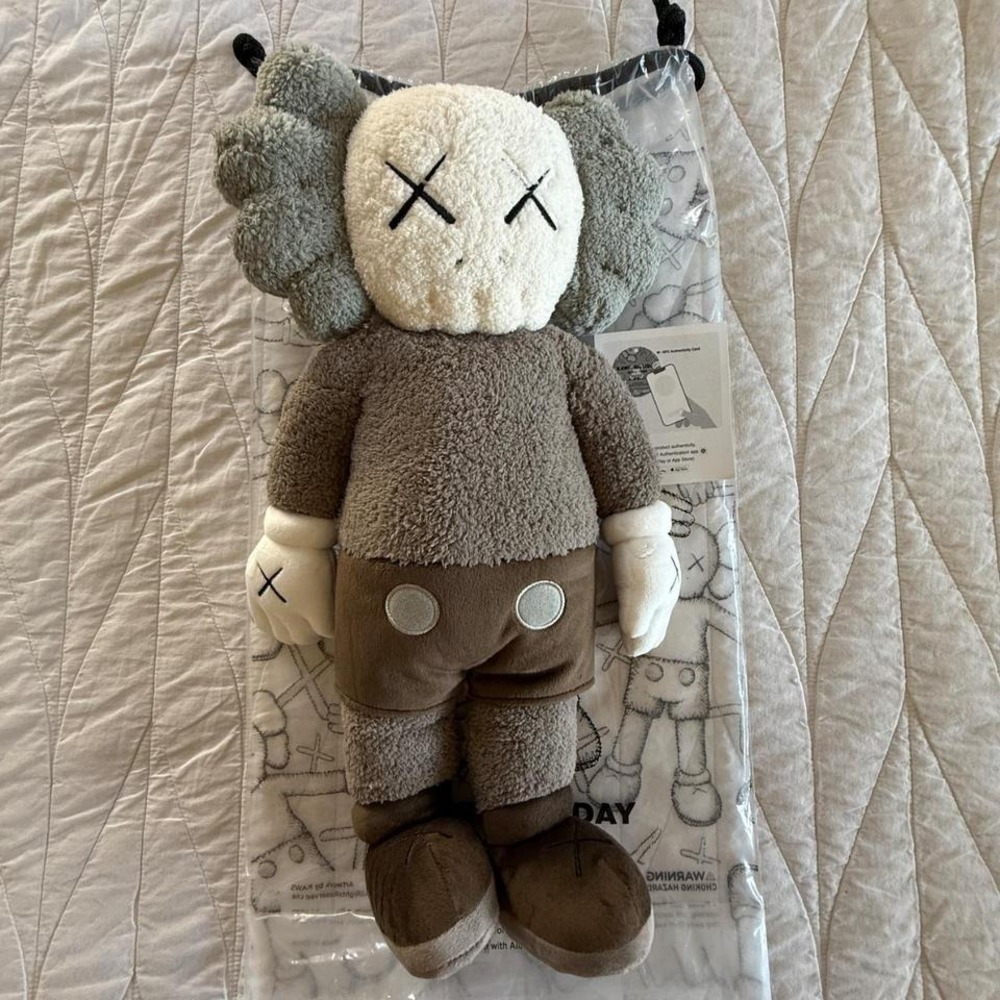 KAWS Holiday Hong Kong Companion Plush Brown